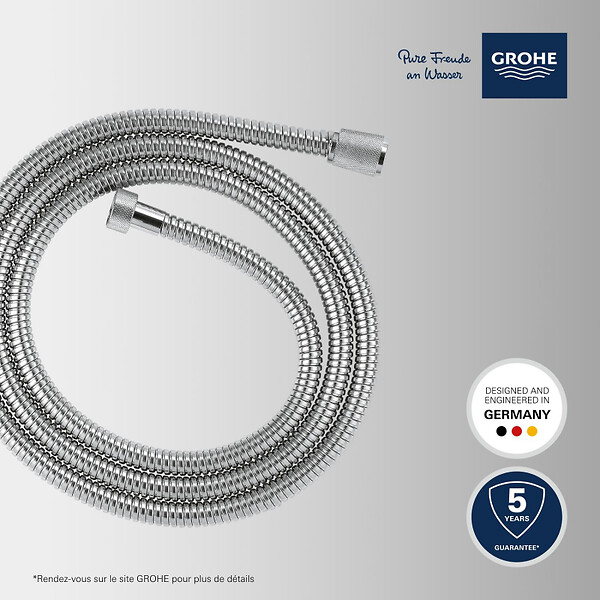 GROHE - Flexible de douche 2m - GROHE VITALIOFLEX METAL 22107000 - large
