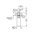 GROHE - Distributeur de savon liquide COSMOPOLITAN GROHE 40535000 - 500 ml - vignette