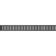 ALCA - Alca Grille pour caniveau, Noir mat (PURE-950BLACK) - vignette
