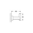 GROHE - Essentials Cube  crochet mural - vignette