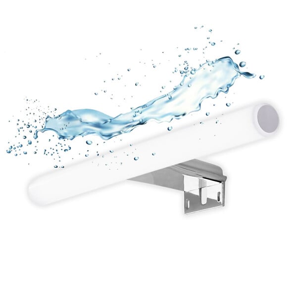 FOCCO - Focco Applique pour miroir LED Irene 50x3,6 cm 5700 K blanc, 9 W, IP44, chrome (IRENE500NEW) - large