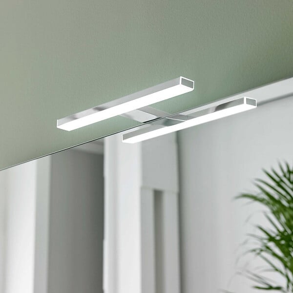 FOCCO - Focco Applique pour miroir LED Esther 28x2,9 cm 5700 K blanc, 6 W, IP44, chrome (ESTHER280NEW) - large