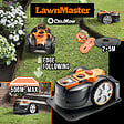 LAWNMASTER - Robot tondeuse autonome 24V sans fil périmétrique avec station de charge - Max 500m² - vignette