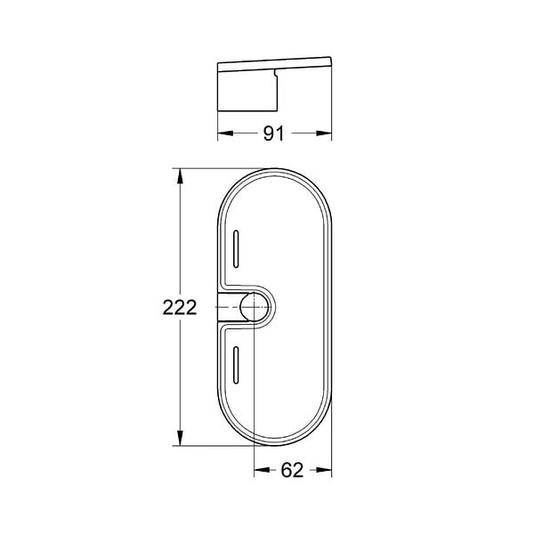 GROHE - Tempesta Tablette GROHE EasyReach (27596000) - large