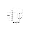 GROHE - Support de douche mural GROHE Quickfix - Vitalio Universal - vignette