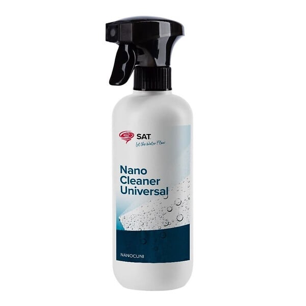 SWISS AQUA TECHNOLOGIES - Swiss Aqua Technologies Nano nettoyant universel 0,5l,entretien quotidien des surfaces non poreuses (NANOCUNI) - large
