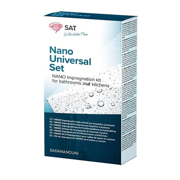 SWISS AQUA TECHNOLOGIES - Nano Kit Universel 50ml, solution complète d'imperméabilisation pour les matériaux non poreux (SADANANOUNI) - large