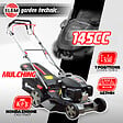 ELEM GARDEN TECHNIC - Tondeuse thermique tractée 145CC avec moteur Honda, mulching et éjection latérale - vignette