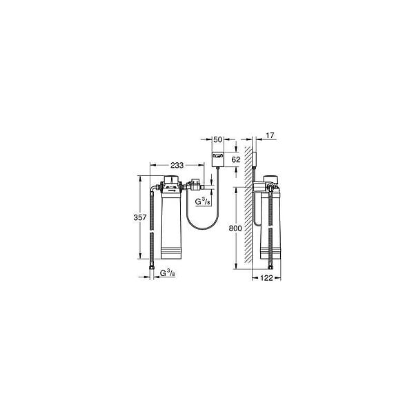 GROHE - Grohe Red Filtre avec tête (40438001) - large