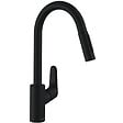 HANSGROHE - Hansgrohe Focus M41 Mitigeur de cuisine 240 noir mat, avec douchette extractible 2 jets (31815670) - vignette