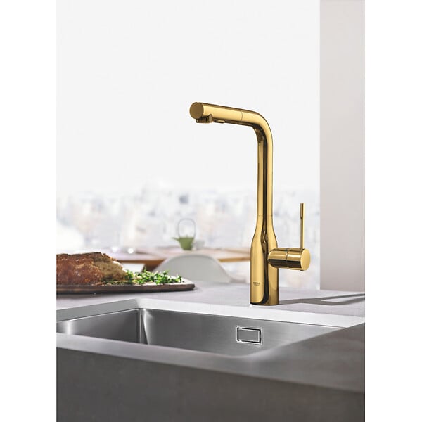 GROHE - Grohe Essence Mitigeur monocommande Evier, Cool Sunrise (30270GL0) - large