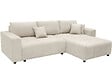 HABITAT ET JARDIN - Canapé d'angle convertible style bubble tissu chenille "George" 4 places - Beige - vignette