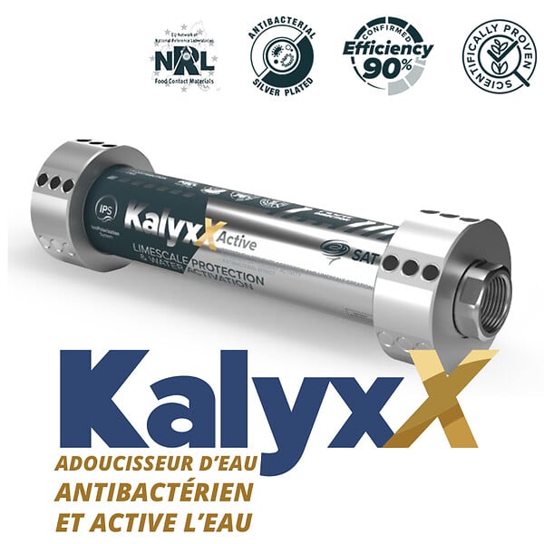 SWISS AQUA TECHNOLOGIES - Adoucisseur d'eau Anticalcaire Antibacterien innovant IPS Kalyxx Active G3/4 " femelle  (IPSKXAG34) - large