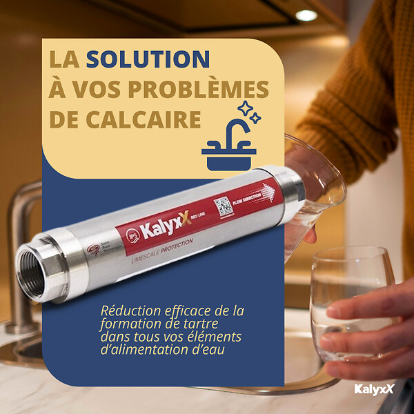 SWISS AQUA TECHNOLOGIES - Swiss Aqua Technologies Adoucisseur d'eau Anticalcaire innovant IPS Kalyxx RedLine G3/4 femelle (IPSKXRG34) - large