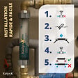 SWISS AQUA TECHNOLOGIES - Swiss Aqua Technologies Adoucisseur d'eau Anticalcaire Antibacterien innovant IPS Kalyxx Active G1 " femelle (IPSKXAG1) - vignette