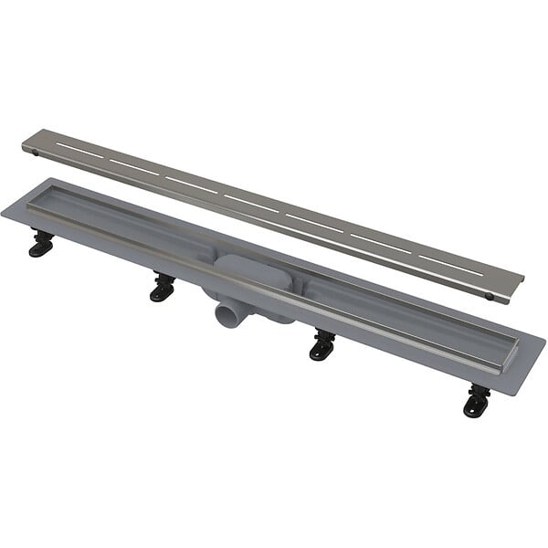 ALCA - Alca Caniveau de douche avec grille en acier 950 perforée (CPZ18-950M	) - large