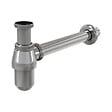 ALCA - Alca Siphon pour lavabo DN32 avec écrou de raccord 5/4, métal (A431) - vignette