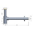 SWISS AQUA TECHNOLOGIES - Swiss Aqua Technologies Siphon pour lavabo laiton noir mat  (SIFMBL) - vignette