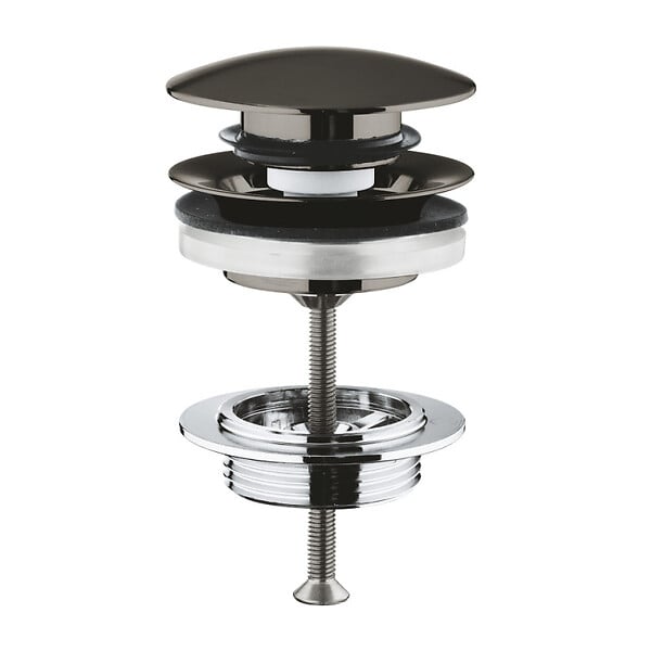 GROHE - Grohe StarLight bonde clic-clac, Hard Graphite brossé (65807AL0) - large