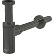 ALCA - Alca Siphon pour lavabo DN32, Gun métal (A400-GM-P) - vignette