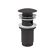 ALCA - Alca Bonde pour lavabo clic-clac 5/4 " Avec trop-plein, Gun métal brossé (A392-GM-B) - vignette