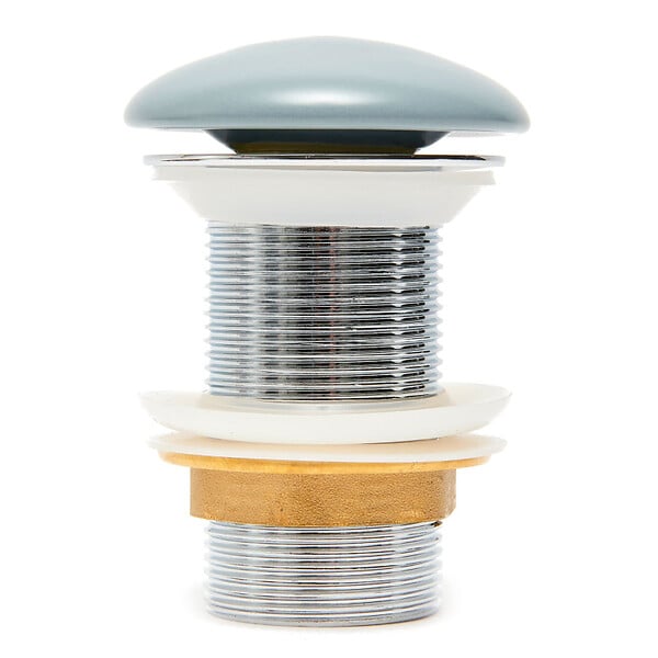 SWISS AQUA TECHNOLOGIES - Bonde à écoulement libre Infinitio 5/4" sans trop-plein pour lavabos et vasques, bleu profond mat (PZATKADBLM) - large