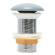 SWISS AQUA TECHNOLOGIES - Bonde à écoulement libre Infinitio 5/4" sans trop-plein pour lavabos et vasques, bleu profond mat (PZATKADBLM) - vignette