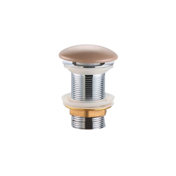 SWISS AQUA TECHNOLOGIES - Bonde à écoulement libre Infinitio 5/4" sans trop-plein pour lavabos et vasques, moka mat (PZATKALBRM) - large
