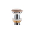 SWISS AQUA TECHNOLOGIES - Bonde à écoulement libre Infinitio 5/4" sans trop-plein pour lavabos et vasques, moka mat (PZATKALBRM) - vignette