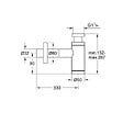 GROHE - Grohe Siphon pour lavabo 1/4″, cuivre brossé (G28912DL0) - vignette