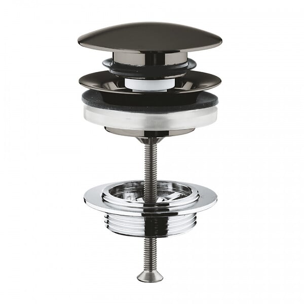 GROHE - Grohe StarLight bonde clic-clac, Hard Graphite brossé (65807AL0) - large