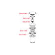 ALCA - Bonde pour lavabo clic-clac 5/4 " Avec trop-plein, Nickel (A392-N-P) - vignette