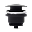 SWISS AQUA TECHNOLOGIES - Bonde clic-clac 5/4 avec trop-plein noir mat pour lavabo et vasque (VF785BL) - vignette