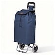 VOUNOT - Chariot de courses 2 roues pliable 59L bleu marine - vignette