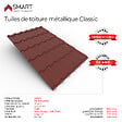 BRAVO THE SMART SOLUTION - Tuile de toiture - bac acier - Couverture métallique CLASSIC Coloris Rouge Oxyde 3009 Matt Dimensions 1850x1200x0.50mm - vignette
