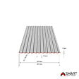 BRAVO THE SMART SOLUTION - Tôle bac acier - Toiture - Couverture - plaque S18 Galvanisé Dimensions 2000x883x0.40mm Zinc 275 gr S220GD - vignette
