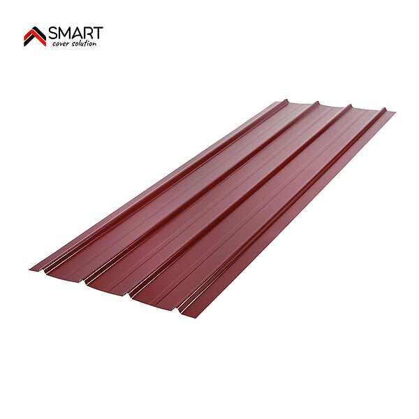 BRAVO THE SMART SOLUTION - SMART COVER Pack 12 tôles bac acier - toiture - couverture H12 | Dimensions: 125cm x 45cm=6,75m² | épaisseur: 0,30mm  | Qualité Allemande | Acier couleur RAL 7016 - large