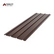 BRAVO THE SMART SOLUTION - SMART COVER Pack 12 tôles bac acier - toiture - couverture H12 - Dimensions: 125cm x 45cm = 6,75m² | épaisseur: 0,30mm | Qualité Allemande | Acier couleur RAL 8017 - vignette