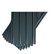BRAVO THE SMART SOLUTION - SMART COVER Pack 12 petites tôles bac acier - toiture - couverture H12 | Dimensions: 125cm x 45cm=6,75m² | épaisseur: 0,30mm  | Qualité Allemande | Acier couleur RAL 7016 - vignette