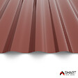 BRAVO THE SMART SOLUTION - Tôle bac acier - Toiture - Couverture - plaque S18 Coloris Rouge Oxyde RAL 3009  Dimensions 2000x883x0.40mm - vignette