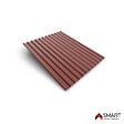 BRAVO THE SMART SOLUTION - Tôle bac acier - Toiture - Couverture - plaque S18 Coloris Rouge Oxyde RAL 3009  Dimensions 2000x883x0.40mm - vignette