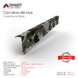 BRAVO THE SMART SOLUTION - Cornière de rive - bac acier - tôle de couverture - Toiture -  H12 Coloris Camouflage Printech L=2m - vignette