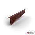 BRAVO THE SMART SOLUTION - Cornière de rive - bac acier - tôle de couverture - Toiture -  H12 Rouge Oxyde RAL 3009 L=2m, épaisseur 0.40mm - vignette