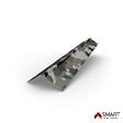 BRAVO THE SMART SOLUTION - Faîtière droite - bac acier - tôle de couverture - Toiture -  H12 Coloris Camouflage Printech L=2m - vignette