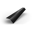 BRAVO THE SMART SOLUTION - Tablier de gouttière - bac acier - tôle de couverture - Toiture -  H12 Noire RAL 9005 L=2m - vignette