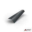 BRAVO THE SMART SOLUTION - Tablier de gouttière - bac acier - tôle de couverture - Toiture -  H12 Noire RAL 9005 L=2m - vignette