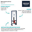 GROHE - - Bati support pour wc Rapid SL 1.13 m x 0.42 m - vignette