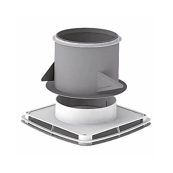 ANJOS - Bouche VMC extraction insufflation design AUREA avec manchette placo - Diamètre (mm): 125 - large