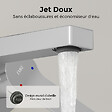 EMKE - EMKE Mitigeur Lavabo Design Séparé, Robinet Mural Chromé 288×210×70 mm, Corps en Laiton et Inox 304, Cartouche Céramique Haute Durabilité - vignette