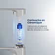 EMKE - EMKE Mitigeur de Lavabo Chromé, 269 × 215 × 49 mm, Robinet Salle de Bain en Laiton, Cartouche Céramique Longue Durée - vignette